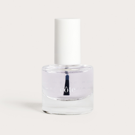 Côte Beauty Quick Dry Top Coat Non-Toxic Glossy Nail Finish in a bottle. 